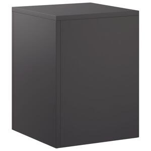 vidaXL Planteholder Svart 30 x 30 x 40 cm St&aring;l