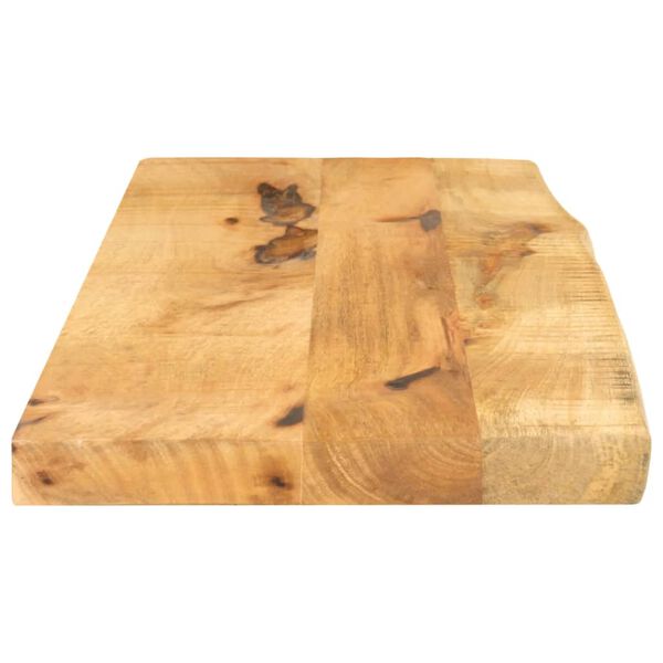 vidaXL Bordplate 80x20x3,8 cm naturlig kant grovt heltre mangotre