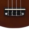 vidaXL Sopran-ukulele sett med veske for barn m&oslash;rkt tre 23"