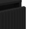 vidaXL Nattbord med skuff Svart 63,5 x 36 x 61 cm Konstruert tre