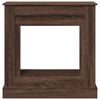 vidaXL Peisramme brun eik 90x30x90 cm konstruert tre