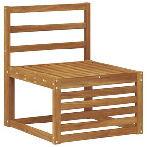 vidaXL Ute Midt Sofa Solid akasietre Naturlig 59 x 63 x 73 cm