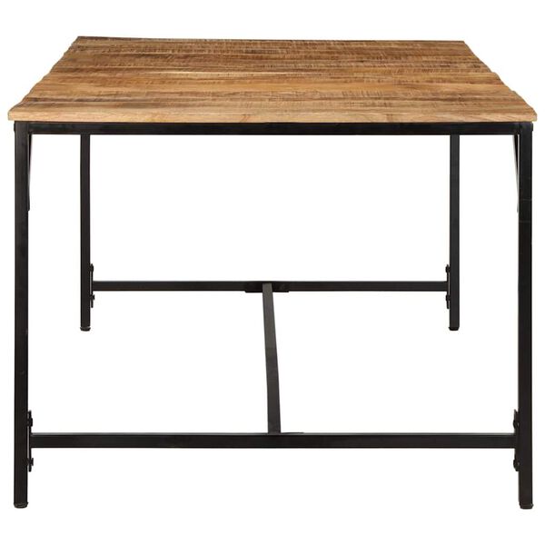 vidaXL Spisebord 200x100x75 cm grov heltre mango