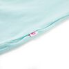 T-skjorte for barn lyse aqua 140