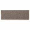 vidaXL Selvklebende trappematter sisal 15 stk 65x21x4 cm mørk beige