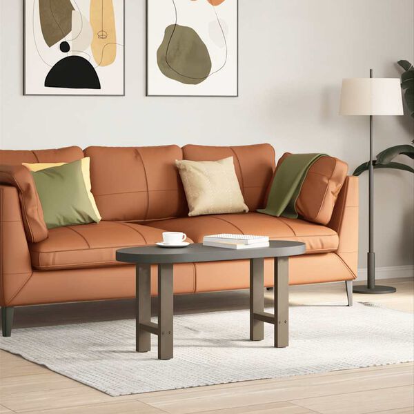 vidaXL Salongbordben naturstål 2 stk 38 x (42-43) cm stål