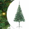 vidaXL Forh&aring;ndsbelyst kunstig juletre med kulesett 180 cm 564 grener