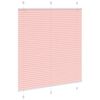 vidaXL pliss&eacute;gardin Rosa 115x150 cm Stoff Bredde 114,4 cm Polyester
