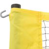 vidaXL Volleyballnett gul og svart 823x244 cm PE stoff