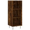 vidaXL Highboard r&oslash;kt eik 34,5x32,5x180 cm konstruert tre
