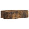 vidaXL Vegghengt Sidebord 59 x 34,5 x 17 cm Konstruert tre R&oslash;kt Eik