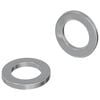 vidaXL Vasker 2 stk. s&oslash;lv 10 x 10 x 1,2 mm St&aring;l