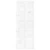 vidaXL L&aring;ved&oslash;r hvit 80x1,8x214 cm heltre furu