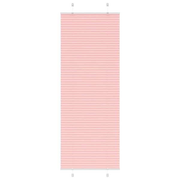 vidaXL pliss&eacute;gardin Rosa 80x200 cm Stoff Bredde 79,4 cm Polyester