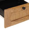 vidaXL Nattbordskap Naturlig 40 x 33 x 46 cm Massiv mango tre