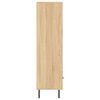 vidaXL Highboard sonoma eik 69,5x31x115 cm konstruert tre
