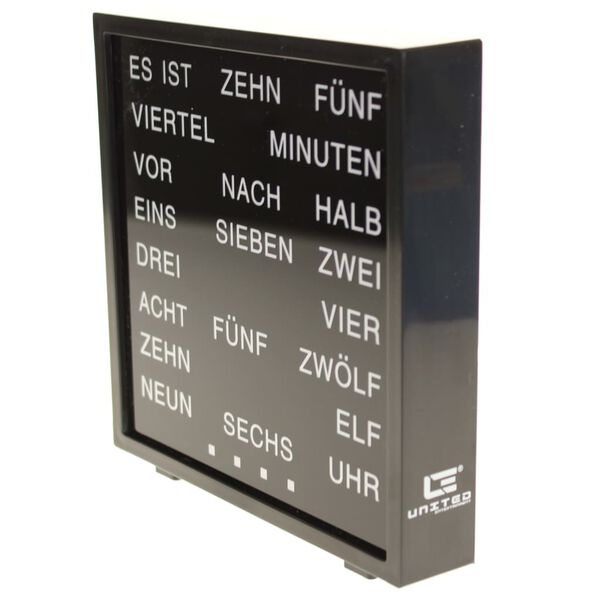 LED Word Clock - tysk