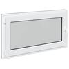 vidaXL Kj&oslash;levindu RISOR 110 x 70 cm PVC og glass Antrasitt