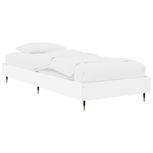 vidaXL Sengestamme Hvit 80 x 200 cm Konstruert tre