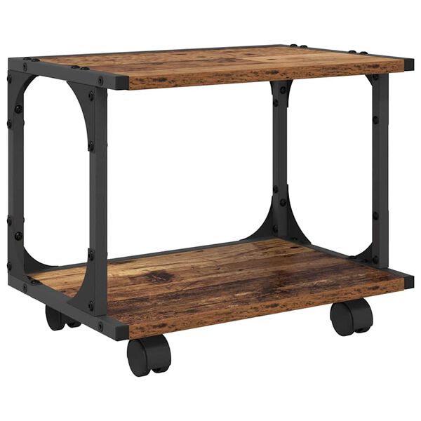 vidaXL Skiverstativ Gamle tre 41 x 28 x 33.5 cm Konstruert tre