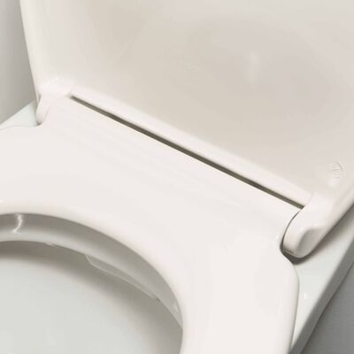 Tiger Myktlukkende toalettsete Ventura herdeplast kremhvit 251490646