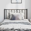 vidaXL Sengegavl i metall svart 100 cm