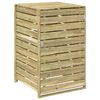 vidaXL Oppbevaring for avfallsbeholdere med hjul for 1 beholder 240 L