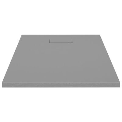 vidaXL Dusjbrett SMC grå 100x70 cm
