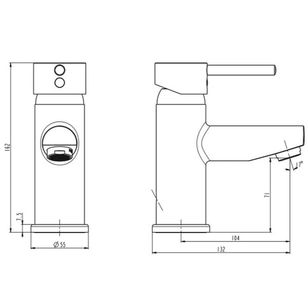 SCH&Uuml;TTE Servantkran ATLANTA krom