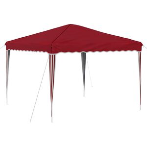 vidaXL Pop-up Festtelt Burgunder 288 x 288 x 245 cm Oxford Stoff