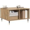 vidaXL Salongbord artisan eik 60x50x36,5 cm konstruert tre
