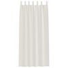 vidaXL Voile Gardin med gardiner 2 pcs Krem 260 x 140 cm Polyester