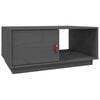 vidaXL Salongbord gr&aring; 80x50x35,5 cm heltre furu