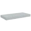 vidaXL Flytende vegghyller 4 stk betonggrå 50x23x3,8 cm MDF