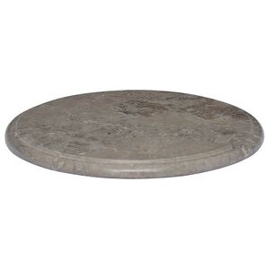 vidaXL Bordplate gr&aring; &Oslash;40x2,5 cm marmor