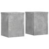 vidaXL Plantestativer 2 stk betonggr&aring; 15x15x20 cm konstruert tre