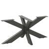 vidaXL Salongbordben edderkoppformet antrasitt 98x58x(42-43) cm st&aring;l