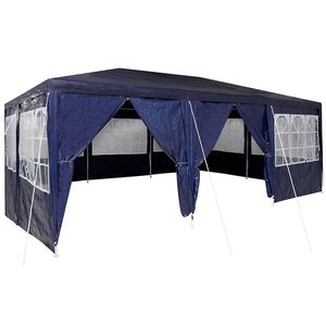 vidaXL Partytelt 600 x 400 x 266 cm Bl&aring; Polyethylen