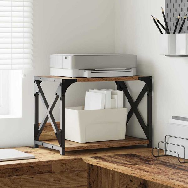 vidaXL Skiverstativ Gamle tre 44 x 26 x 31,5 cm Konstruert tre