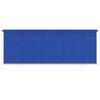 vidaXL Utend&oslash;rs rullegardin 405 (B) x 140 (H) cm bl&aring; HDPE
