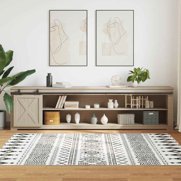 vidaXL Skyvedørsett for skap 244 cm karbonstål