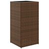 vidaXL Plantekasse brun 40x40x80 cm polyrotting