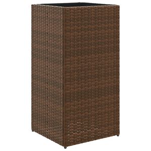 vidaXL Plantekasse brun 40x40x80 cm polyrotting