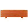 vidaXL Plantekasse voksbrun 90x60x26,5 cm heltre furu