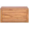 vidaXL Veggmontert baderomsskap 60x45x30 cm heltre teak
