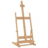 vidaXL Bordstaffeli 29,5x33x80 cm heltre furu