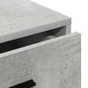 vidaXL Serviesskap med skuff Betonggrå 40 x 41 x 75 cm Konstruert tre