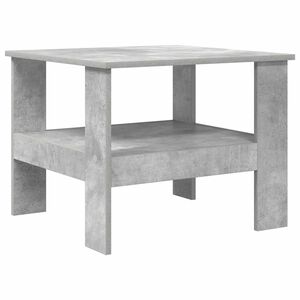 vidaXL Kaffebord Betonggr&aring; 57 x 55 x 45 cm Konstruert tre