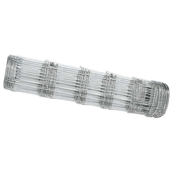 vidaXL Jordegjerde s&oslash;lv 50 x 0,8 m Galvanisert st&aring;l