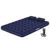 Bestway Oppbl&aring;sbar flokket luftseng pute luftpumpe 203x152x22cm 67374